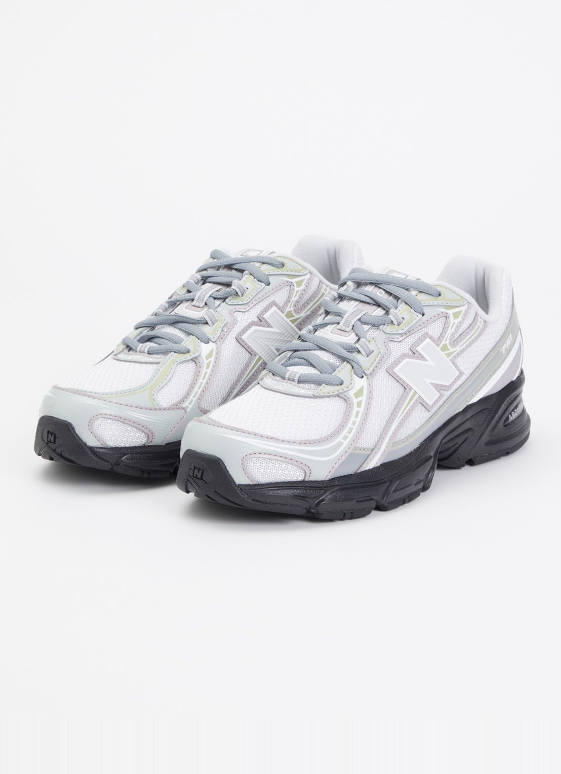 New Balance 740 sneaker van mesh met logo - detail 2 lila