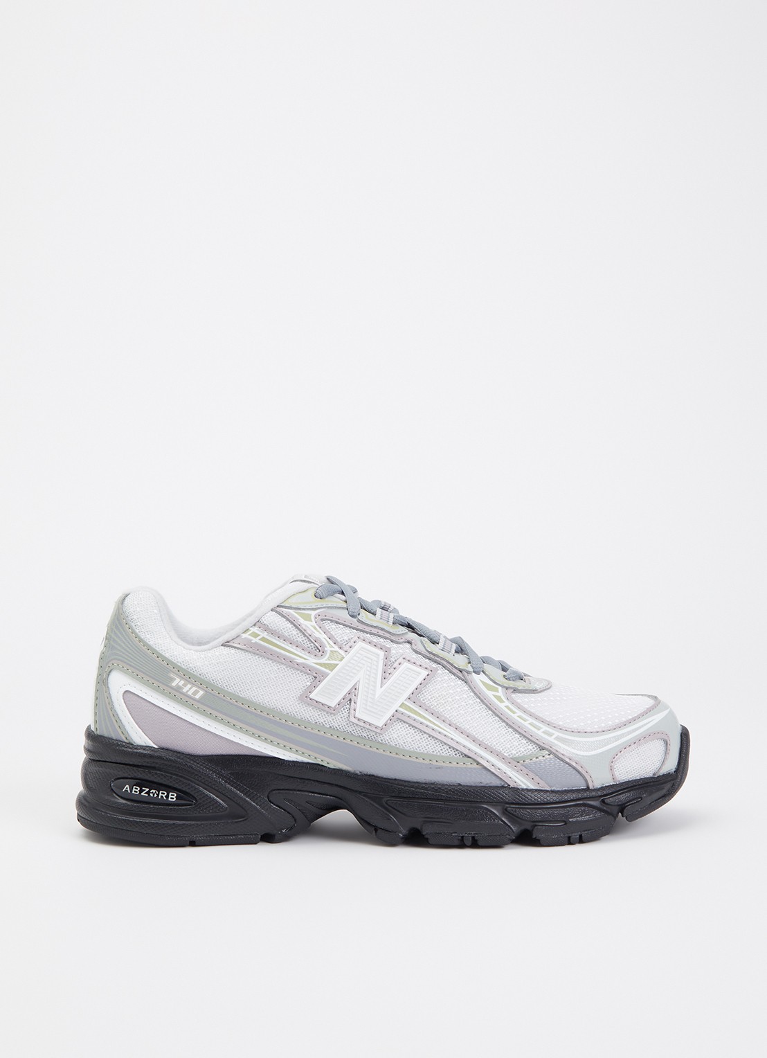 New Balance 740 sneaker van mesh met logo - voorkant lila