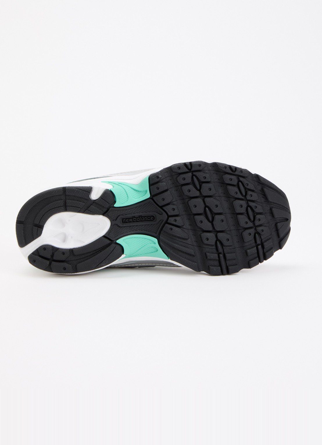 New Balance 740 sneaker van mesh met metallic finish - detail mint