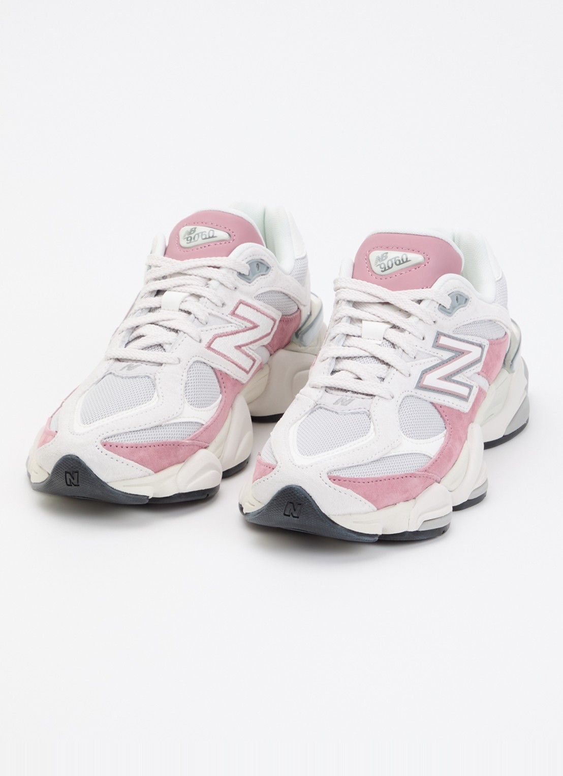 New Balance 9060 sneaker met mesh details en logo  - detail 3 roze