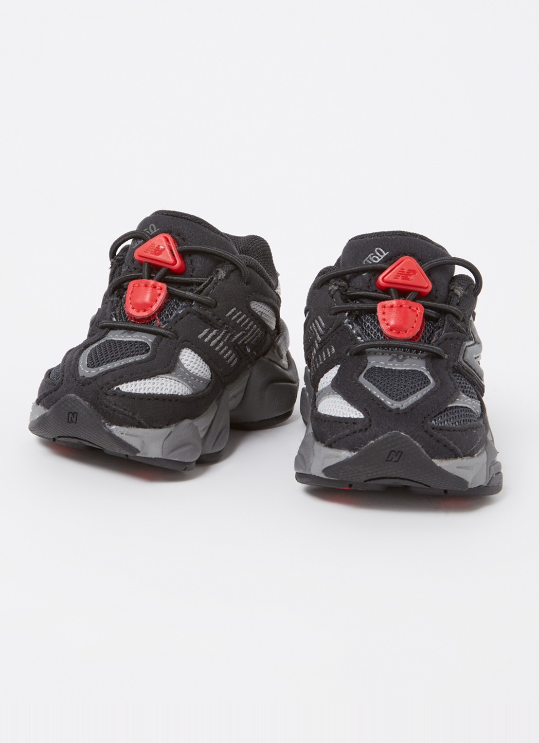 New Balance 9060 sneaker met mesh details - detail 3 zwart
