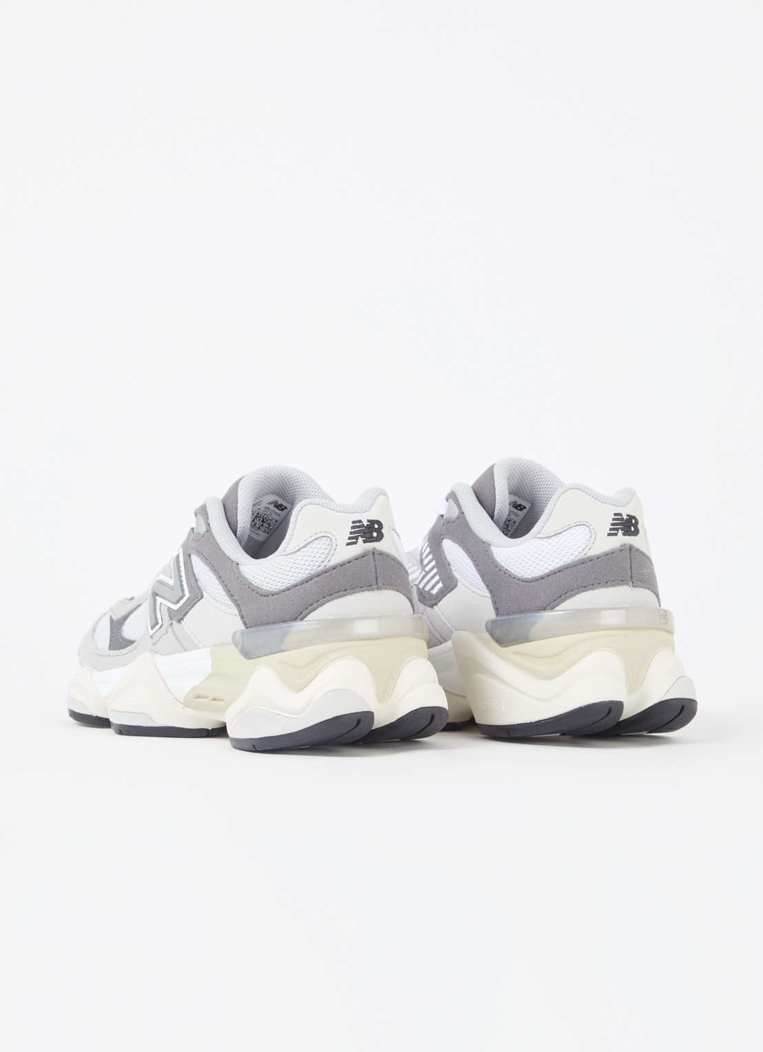 New Balance 9060 sneaker met mesh details - detail 3 lichtgrijs