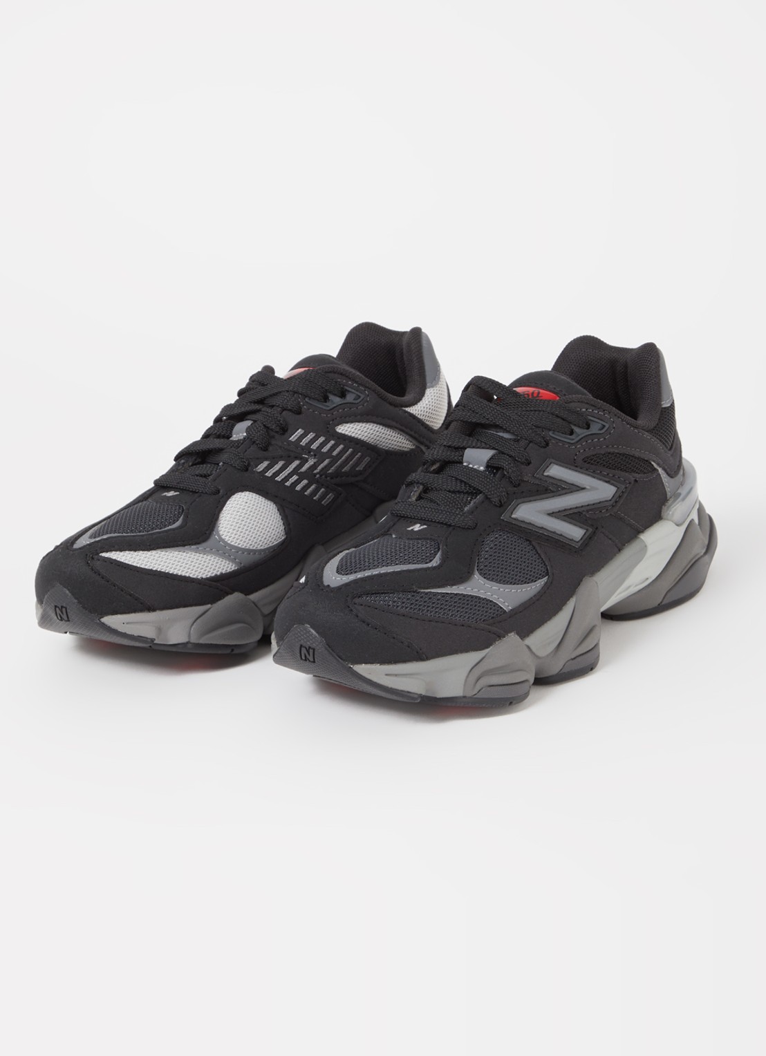 New Balance 9060 sneaker met mesh details - detail 3 zwart