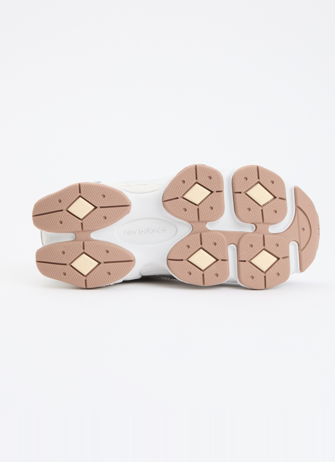 New Balance 9060 sneaker met mesh details - detail 4 gebroken wit