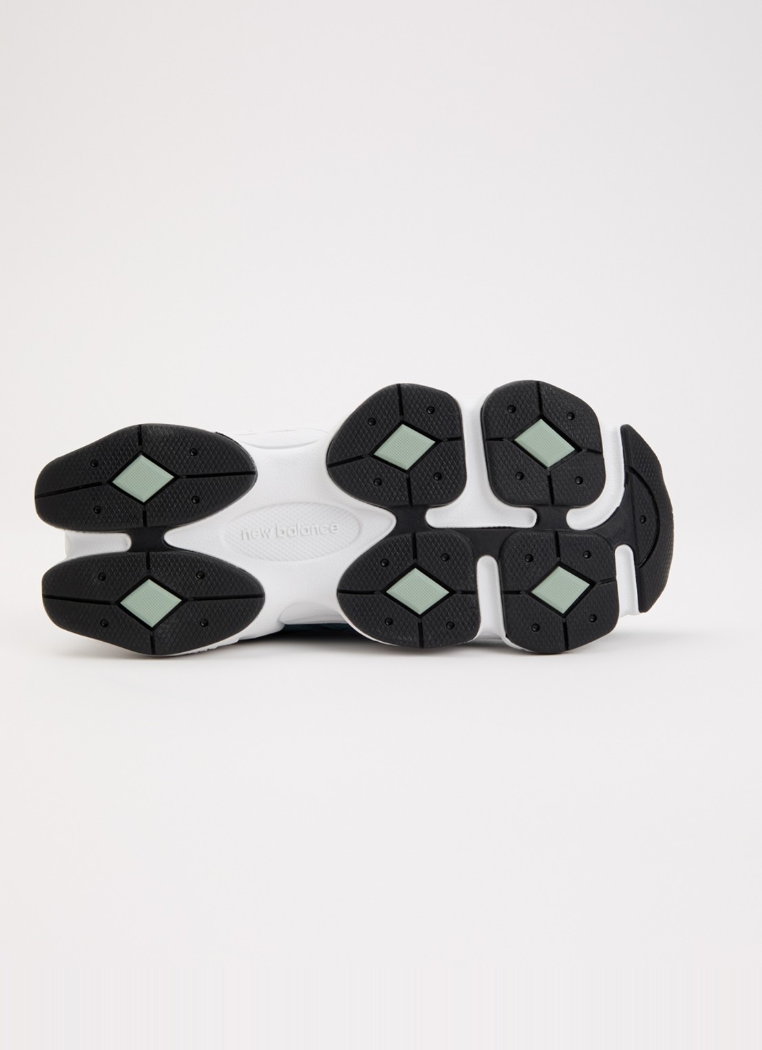 New Balance 9060 sneaker met mesh details - detail 2 staalblauw