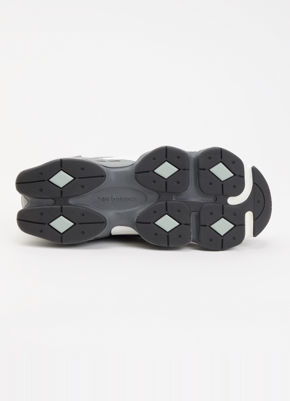 New Balance 9060 sneaker met mesh details - detail 2 donkergrijs