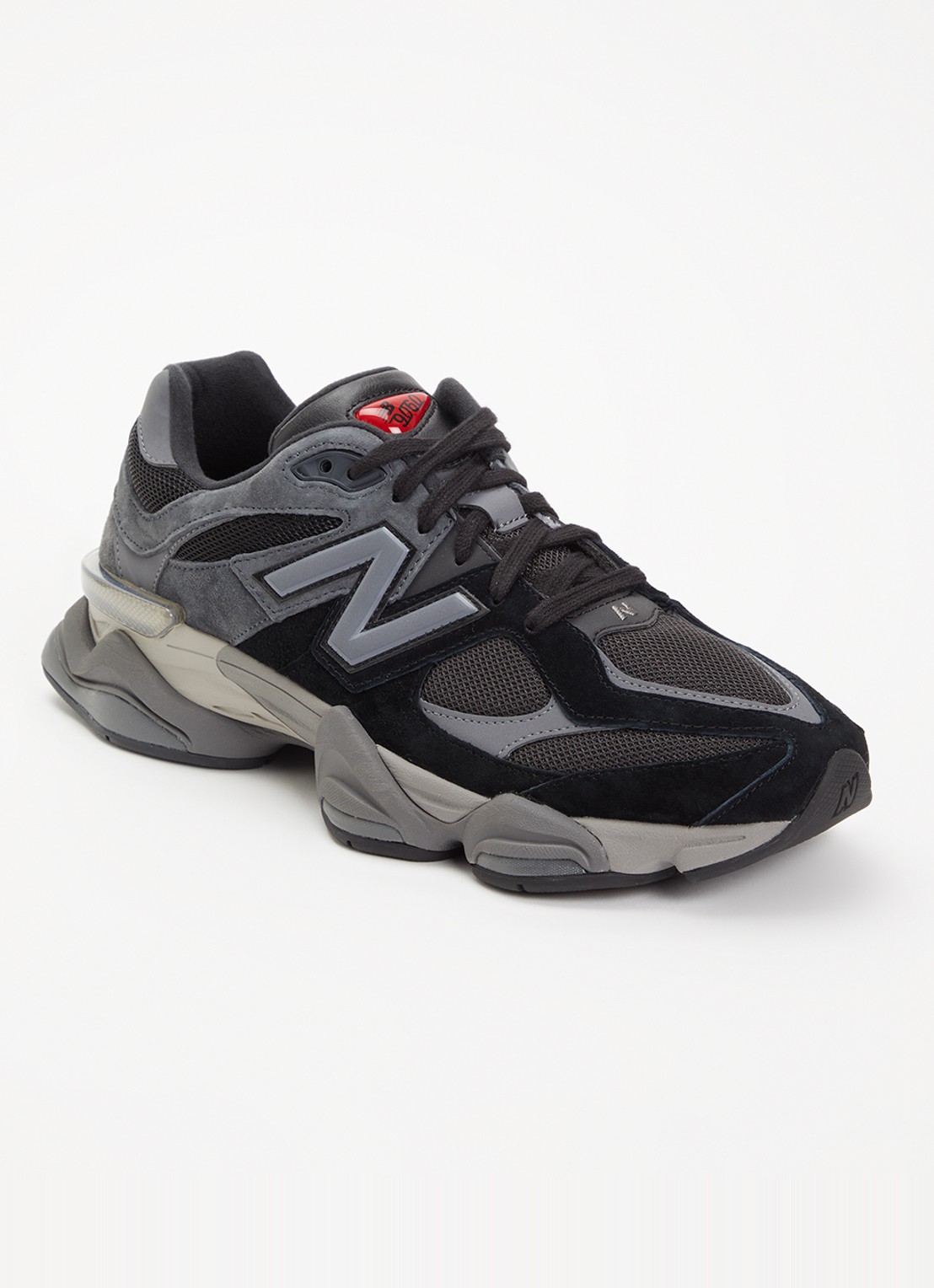 New Balance 9060 sneaker met suède details • Zwart • de Bijenkorf