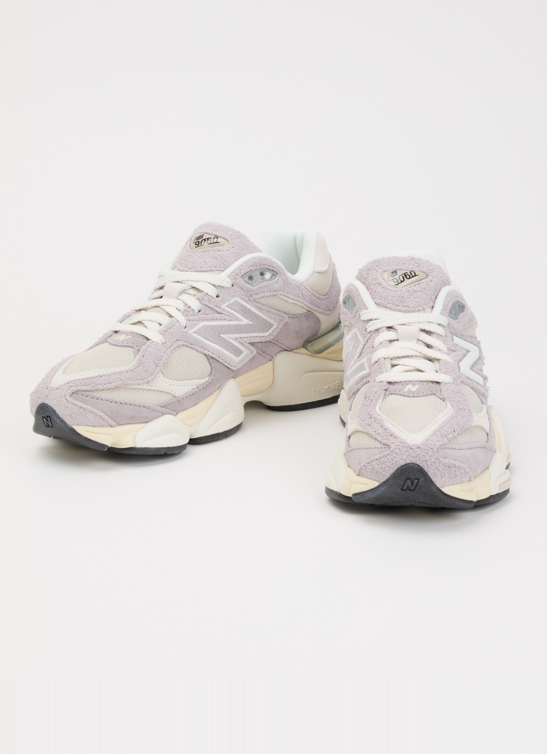 New Balance 9060 sneaker van mesh met logo - detail 3 lila