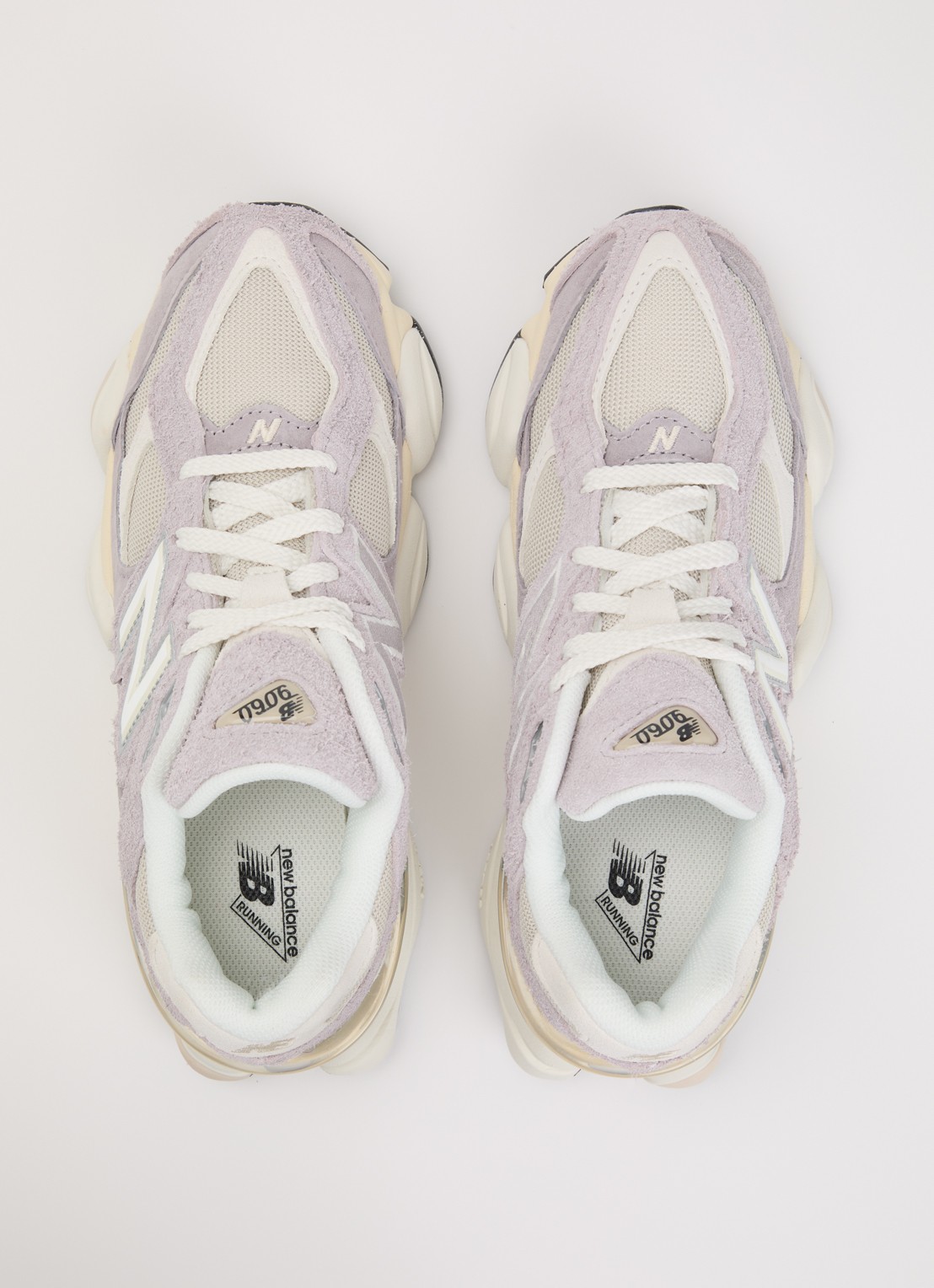 New Balance 9060 sneaker van mesh met logo - detail 4 lila