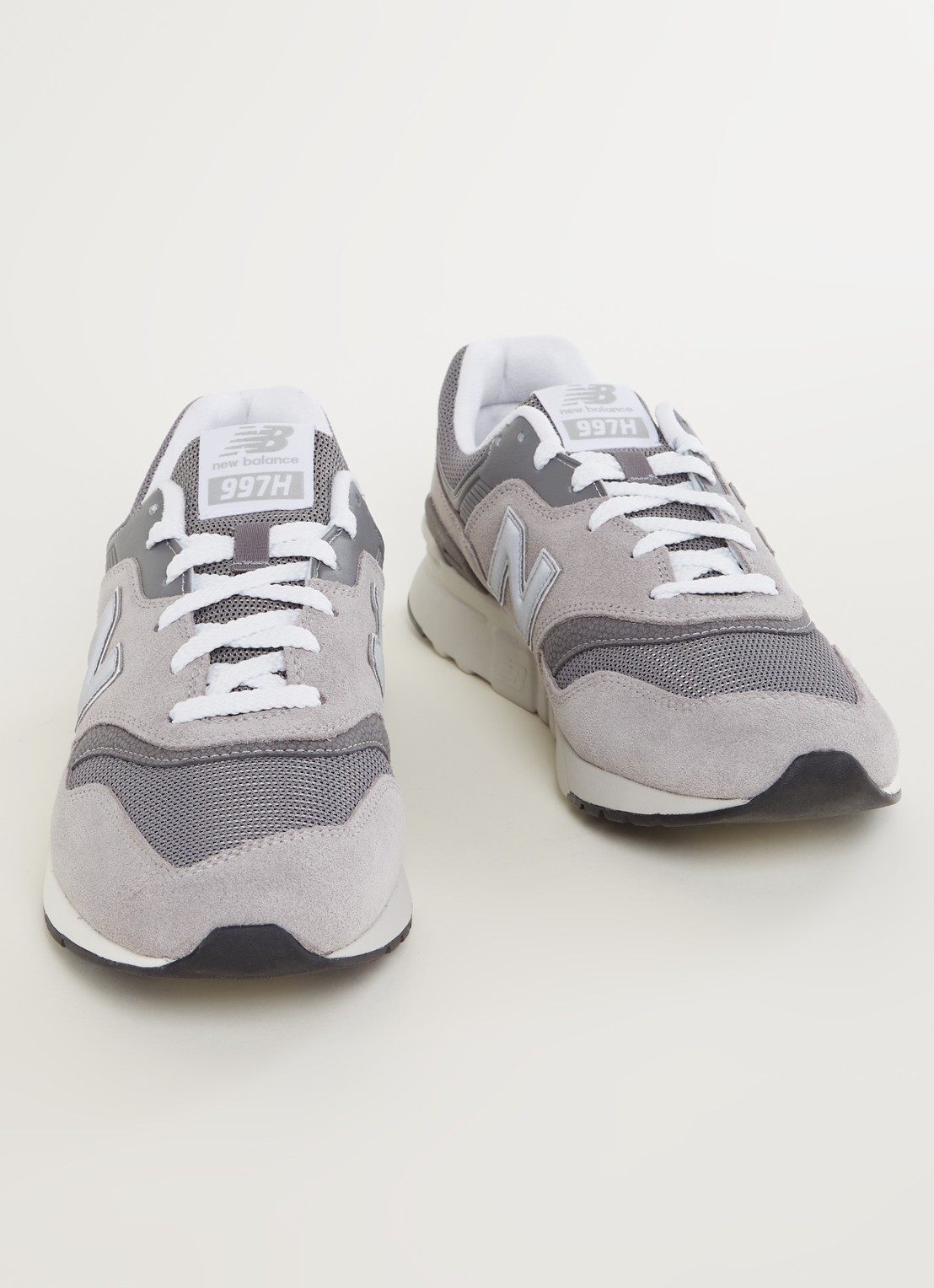 New Balance 997 sneaker met leren details - detail grijs