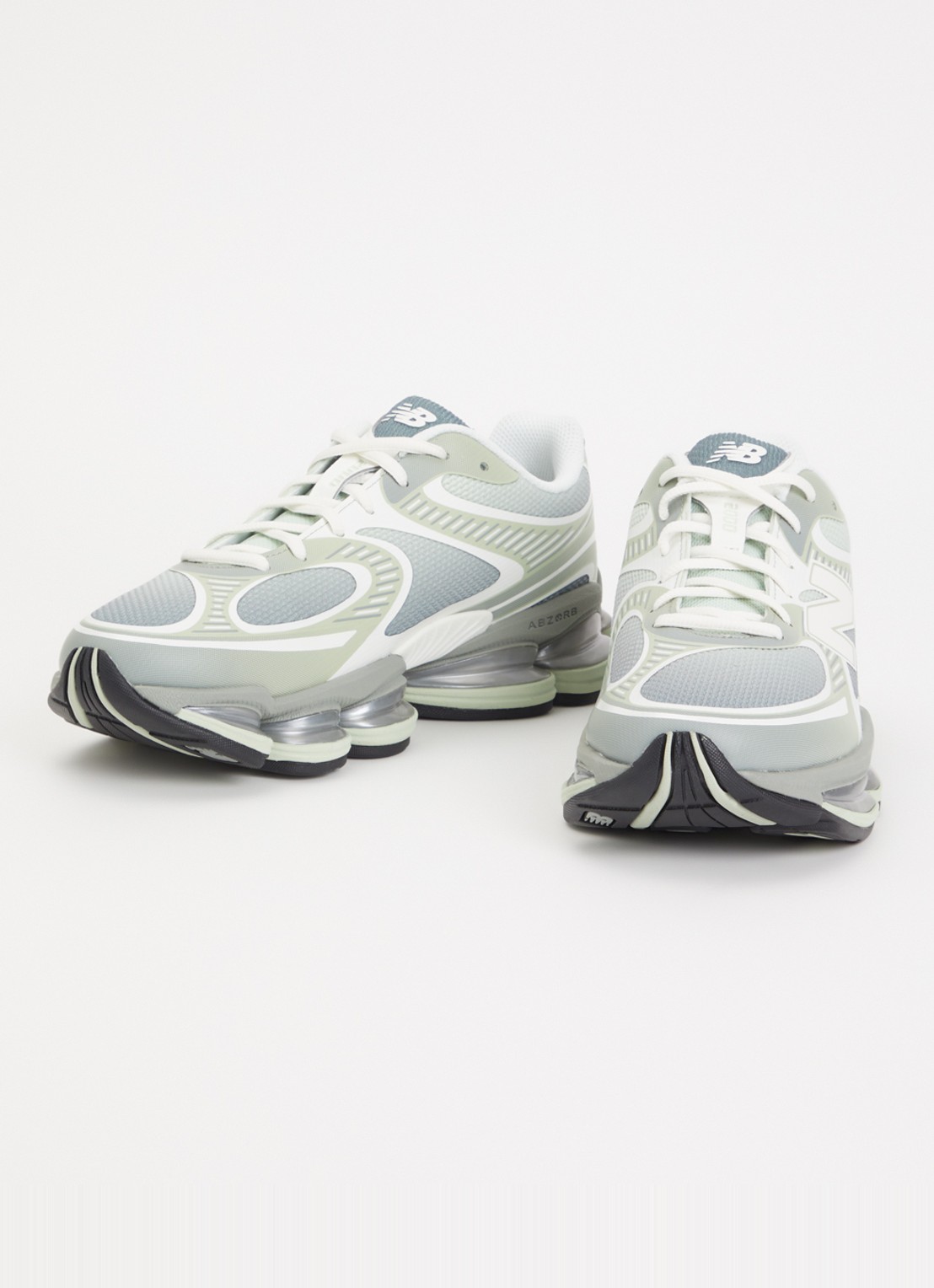 New Balance ABZORB 2000 sneaker met details van mesh  - detail 2 lindegroen