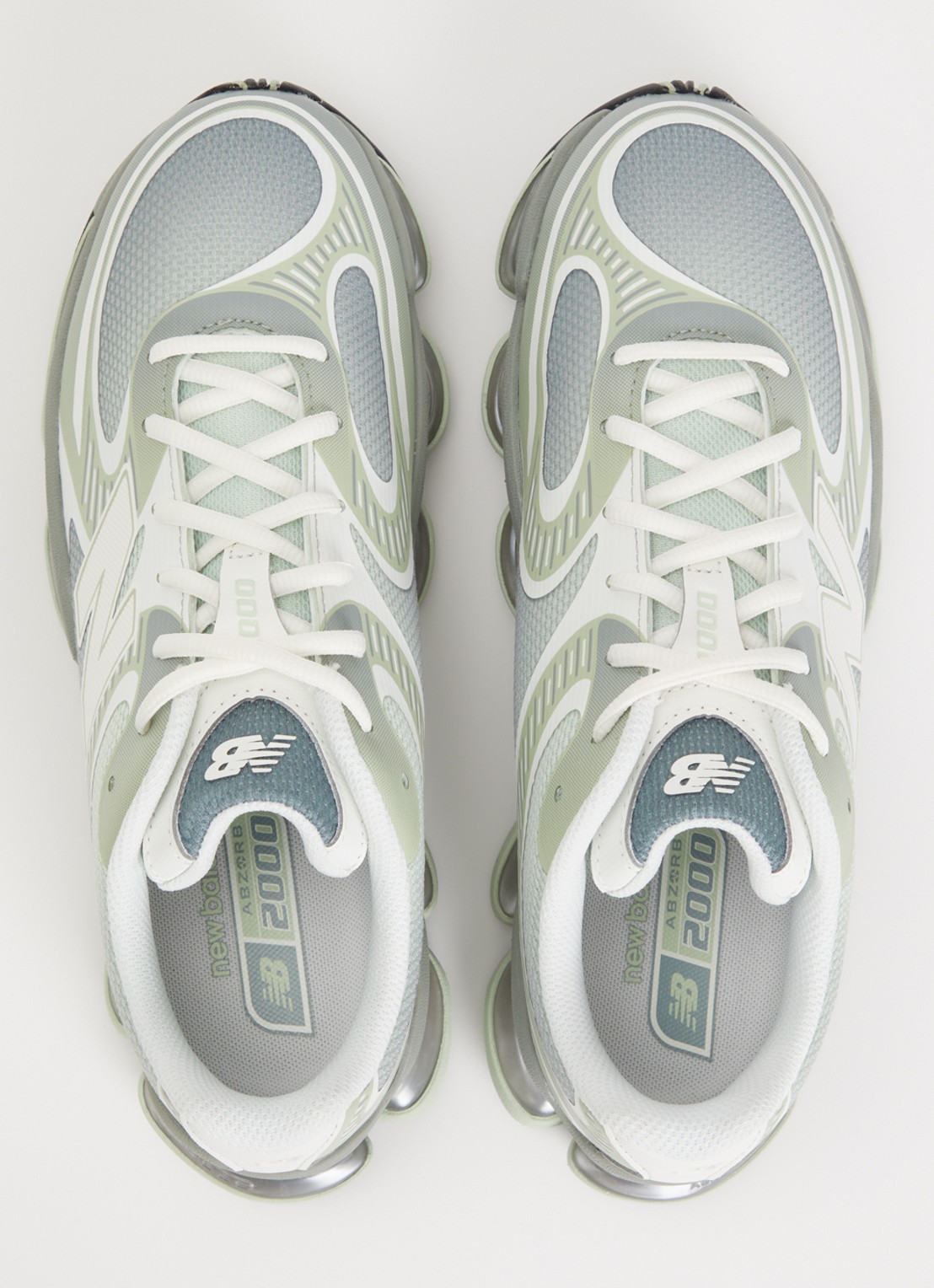 New Balance ABZORB 2000 sneaker met details van mesh  - detail 3 lindegroen