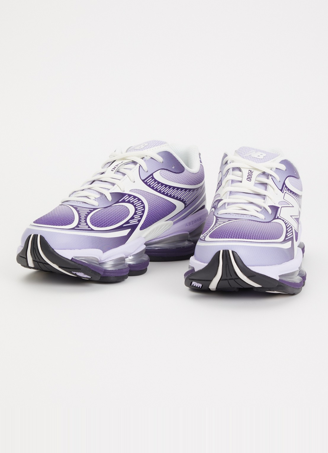 New Balance ABZORB 2000 sneaker met logo  - detail paars