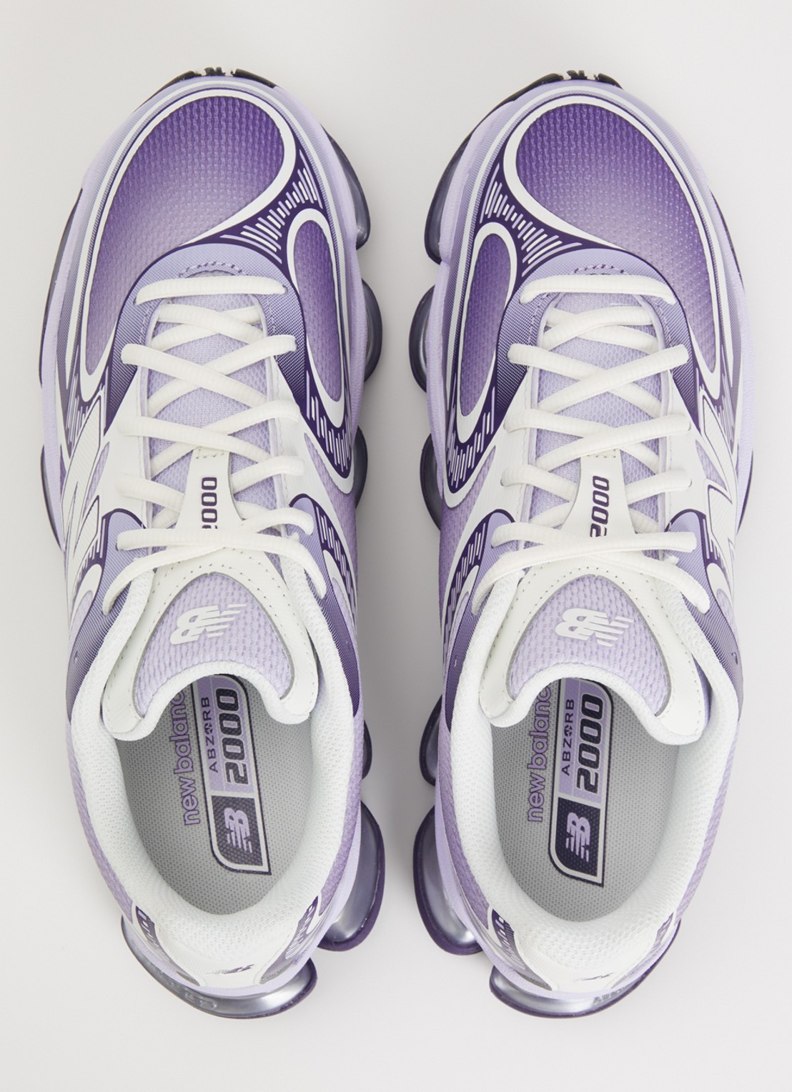 New Balance ABZORB 2000 sneaker met logo  - detail 2 paars