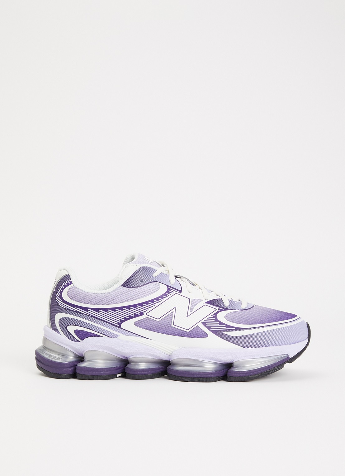 New Balance ABZORB 2000 sneaker met logo  - voorkant 5 paars