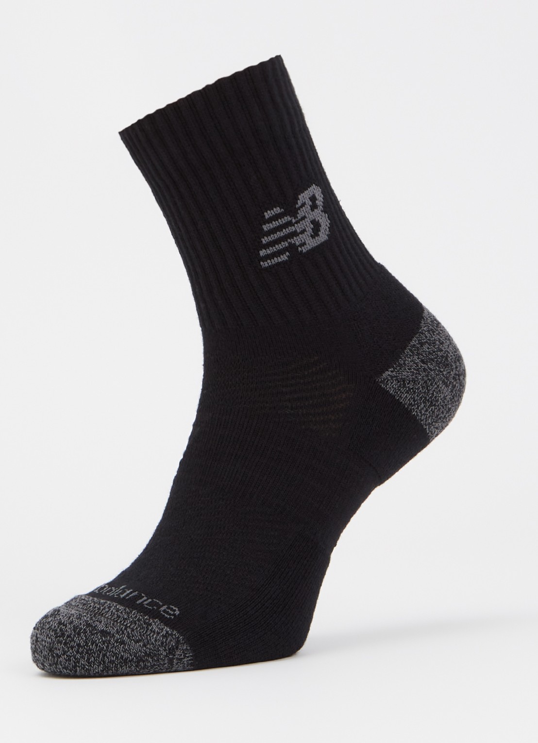 New Balance Active Quarter sportsokken met logo in 3-pack - detail 3 zwart