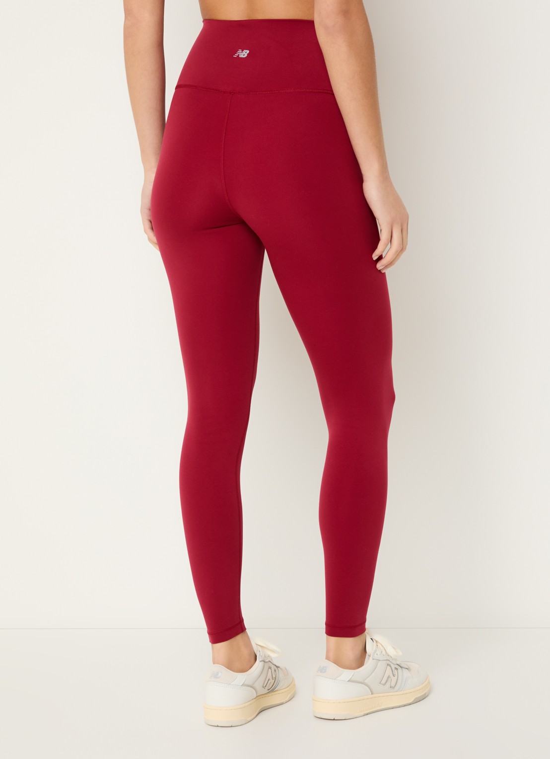 New Balance Define high waist skinny fit trainingslegging - achterkant rood
