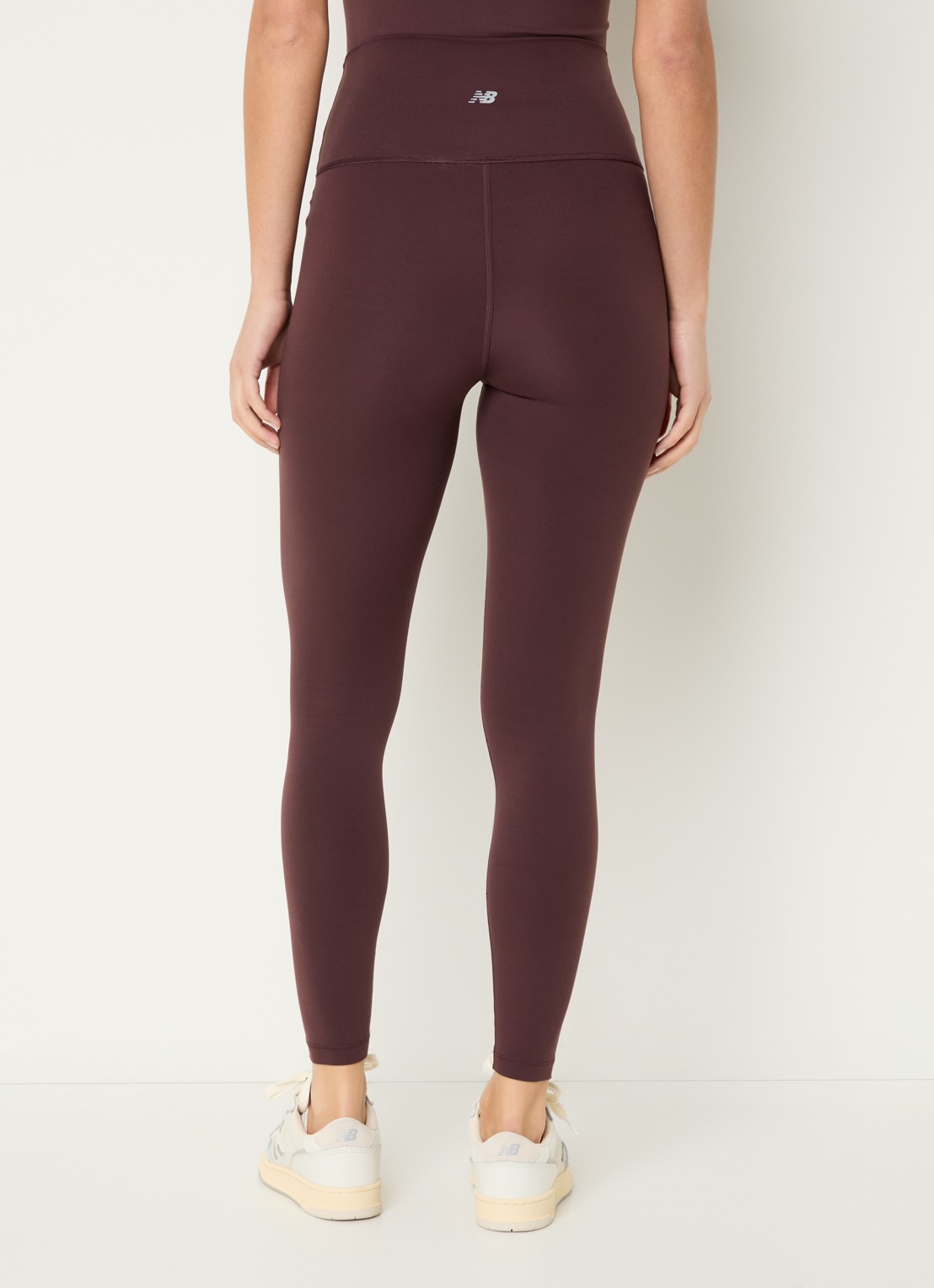 New Balance Define high waist skinny fit trainingslegging - achterkant 3 beige