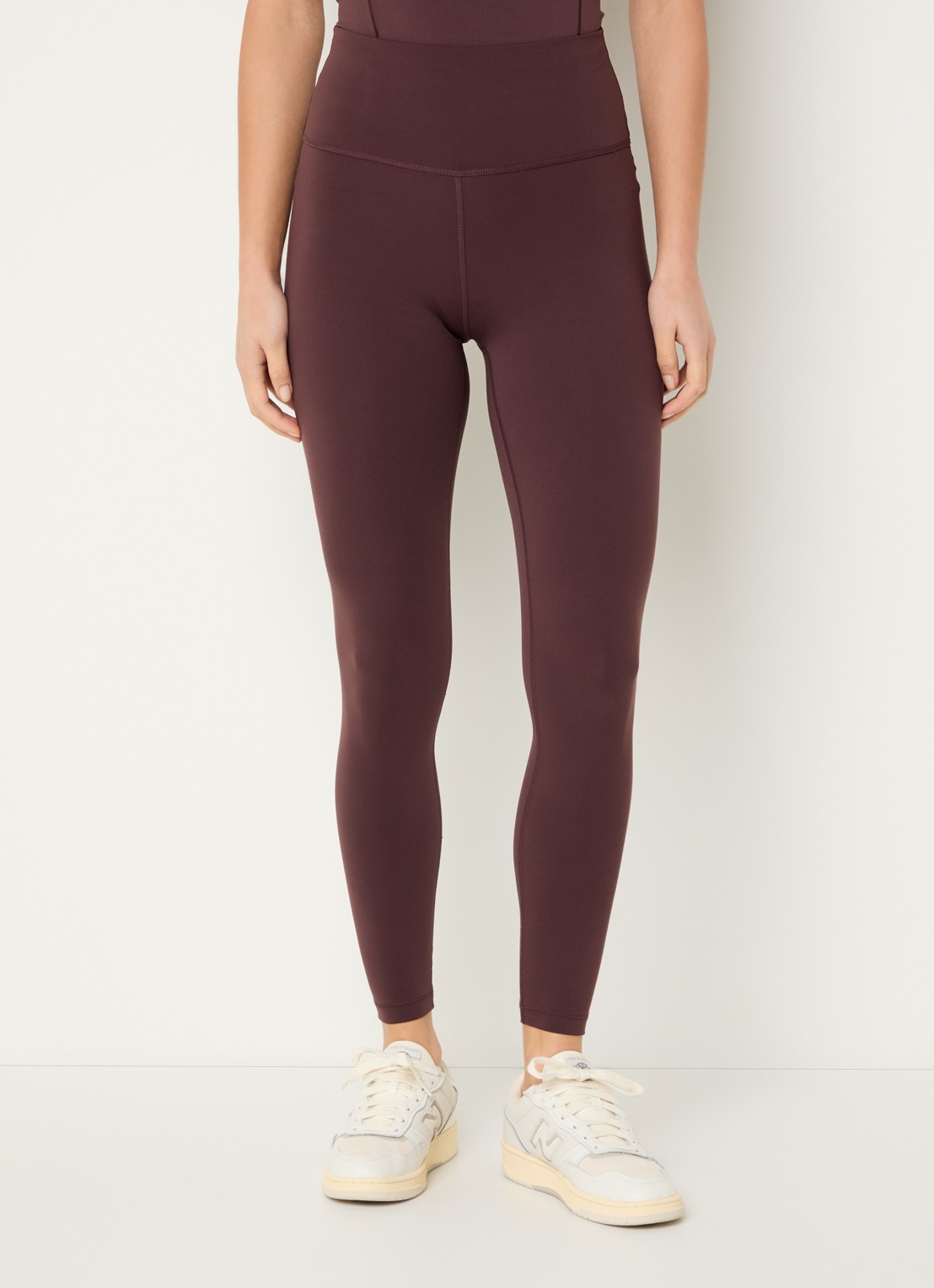 New Balance Define high waist skinny fit trainingslegging - detail beige