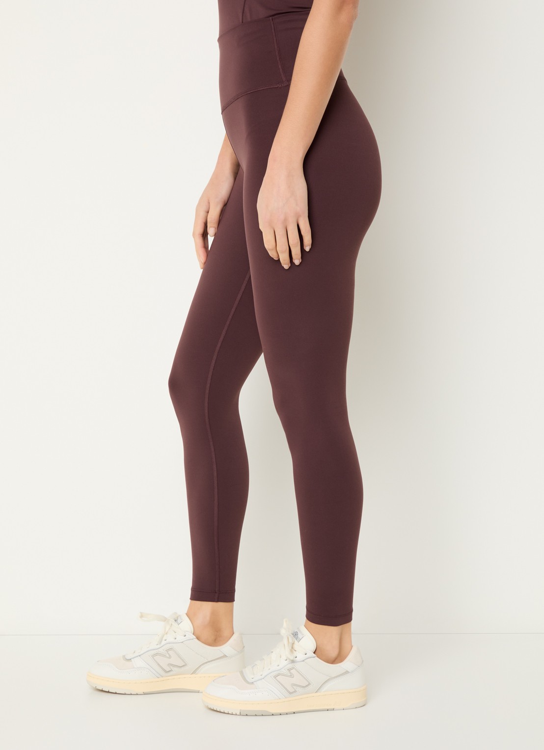 New Balance Define high waist skinny fit trainingslegging - detail 2 beige