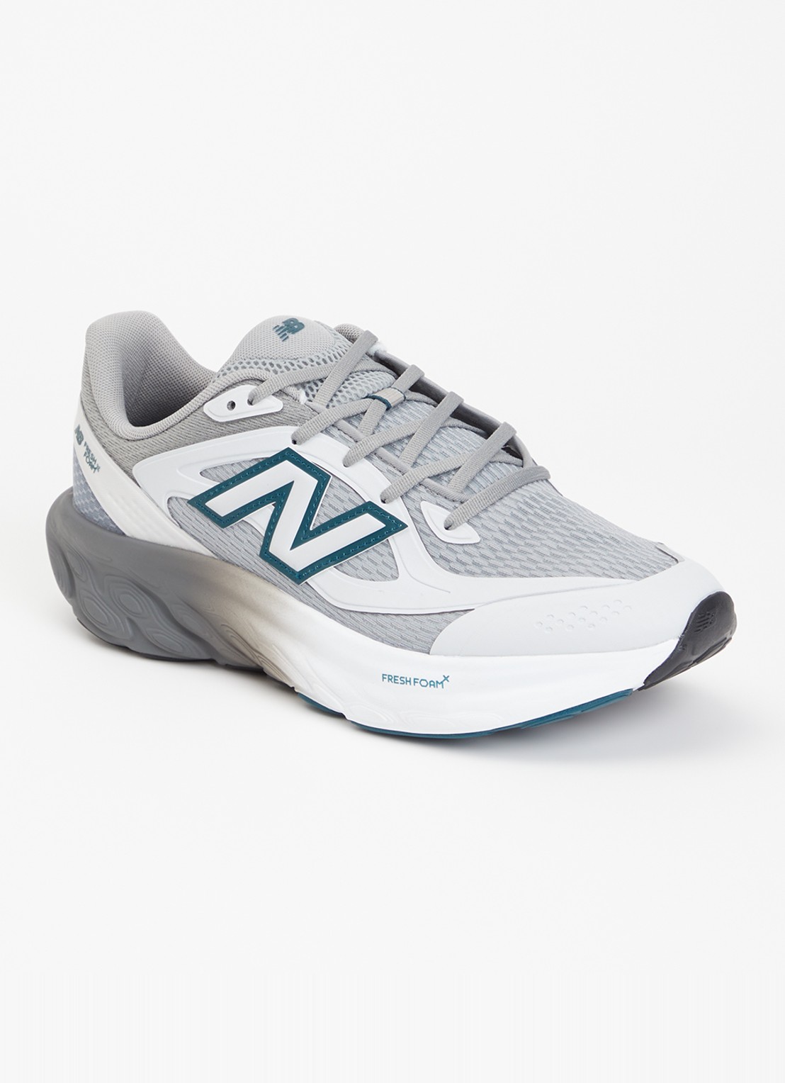 New Balance Fresh Foam sneaker met mesh details - voorkant 4 grijs