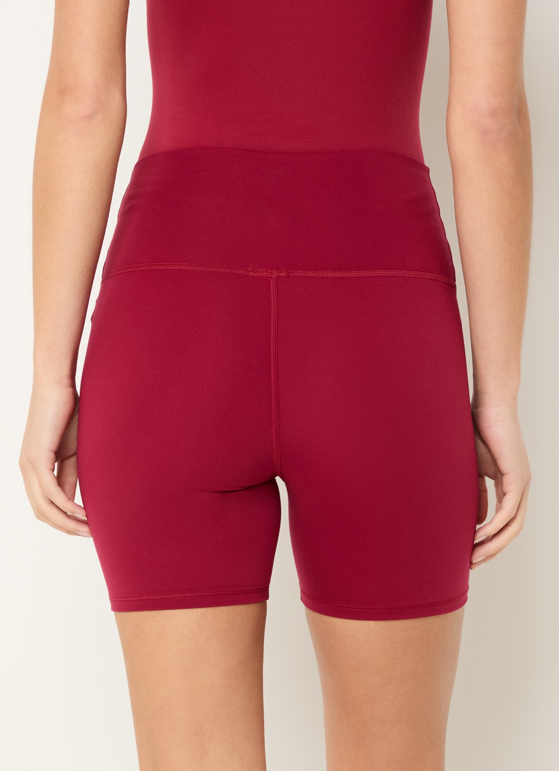 New Balance Harmony high waist skinny fit kore trainingslegging - achterkant 5 rood