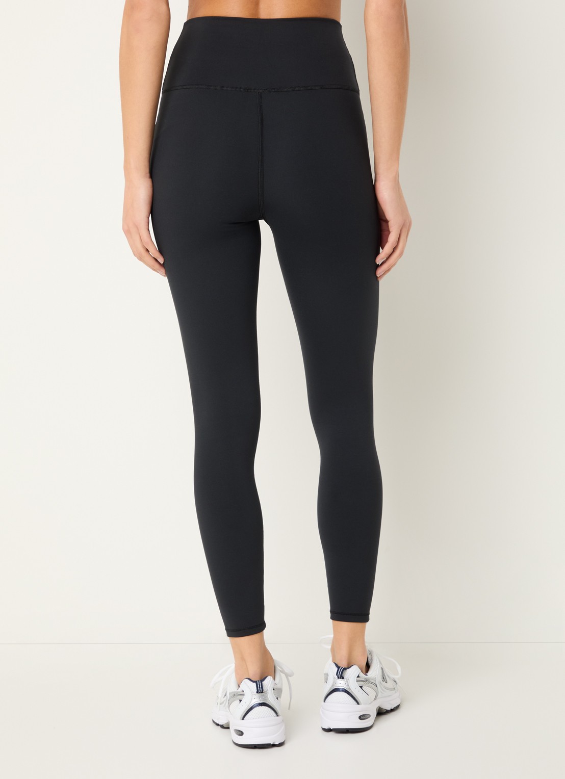 New Balance Harmony high waist trainingslegging met logoprint - achterkant 5 zwart
