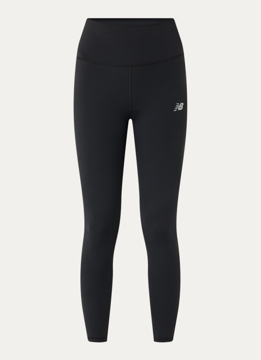 New Balance Harmony high waist trainingslegging met logoprint - voorkant zwart