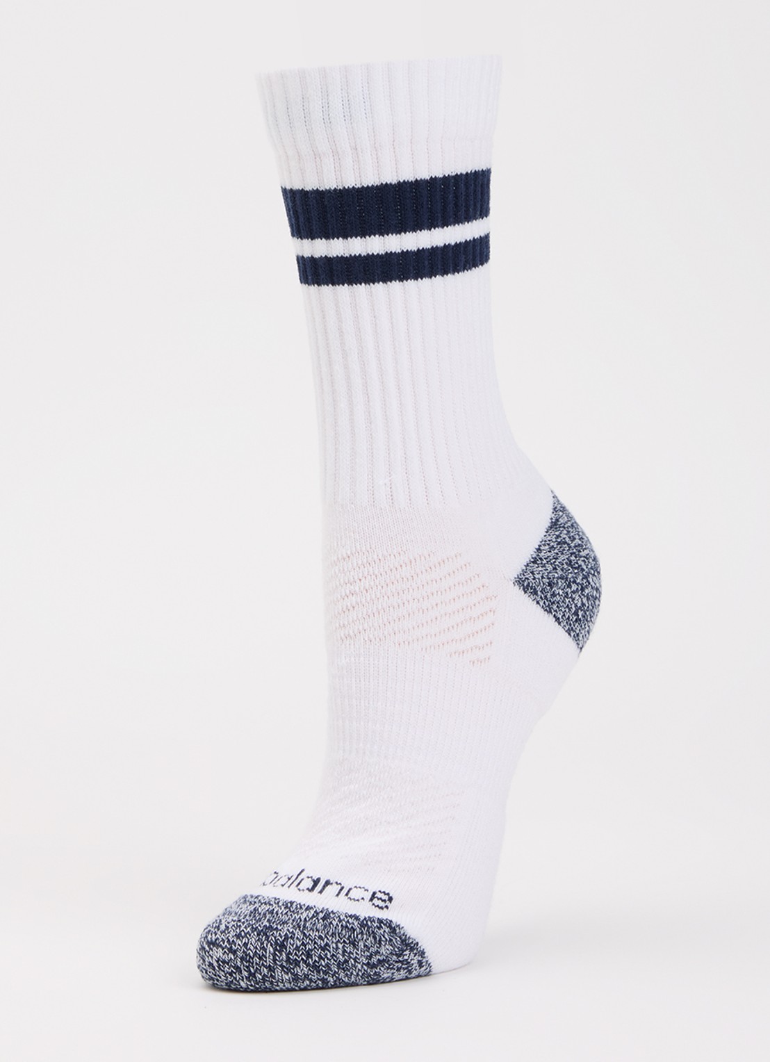 New Balance Lifestyle Crew sokken met logo in 3-pack - detail donkergroen