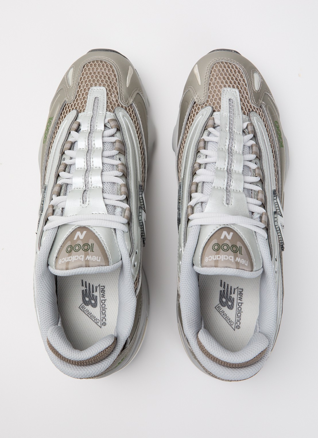 New Balance M1000 sneaker met mesh details - detail 5 grijs