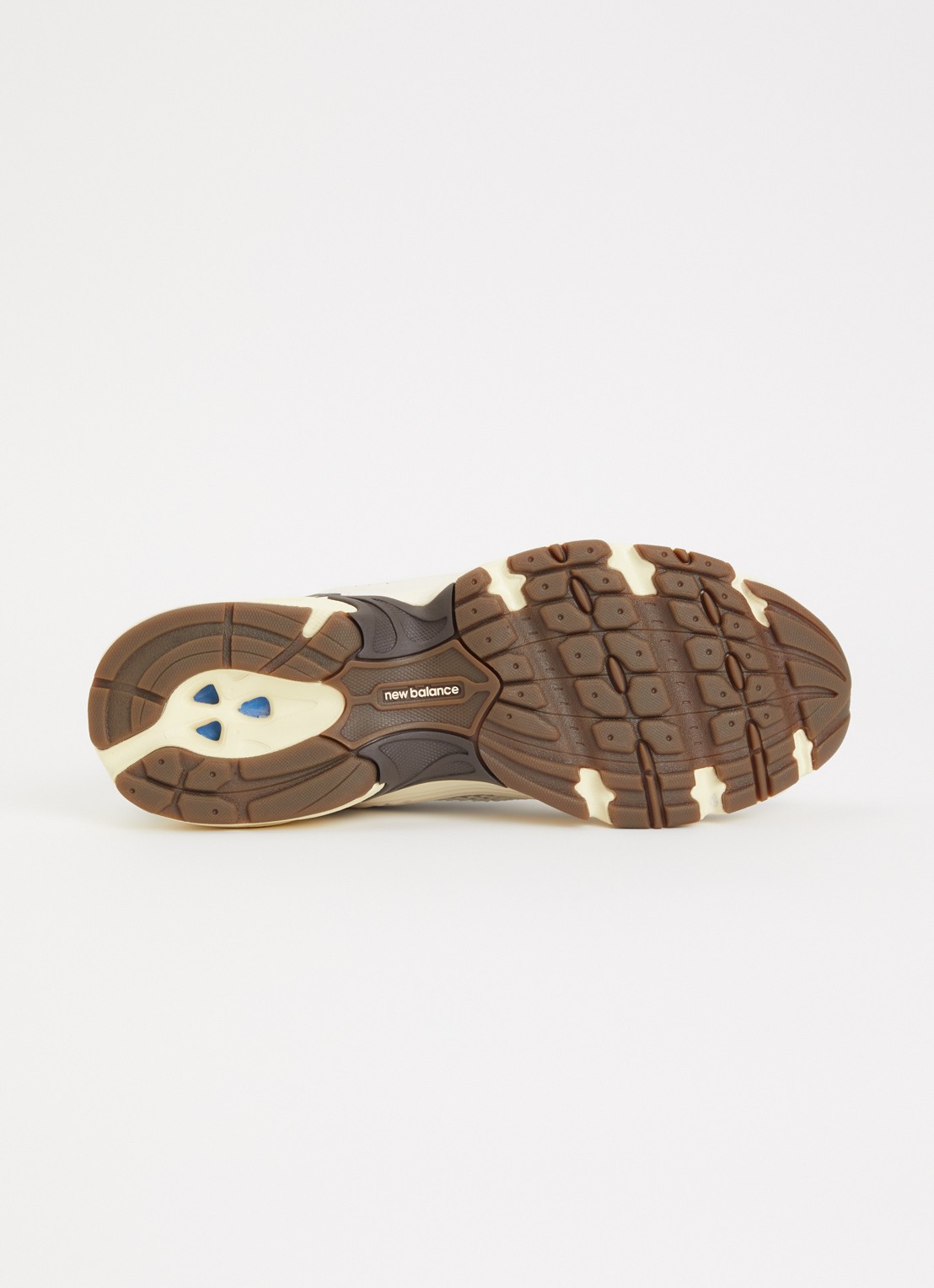 New Balance M350 Turtledove sneaker met details van mesh - detail 4 bruin