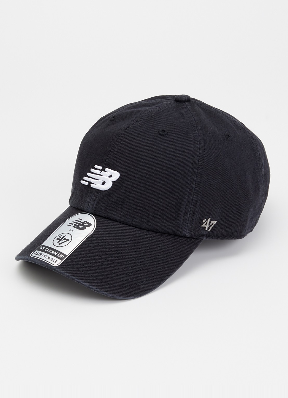 New Balance Pet met logoborduring - voorkant zwart