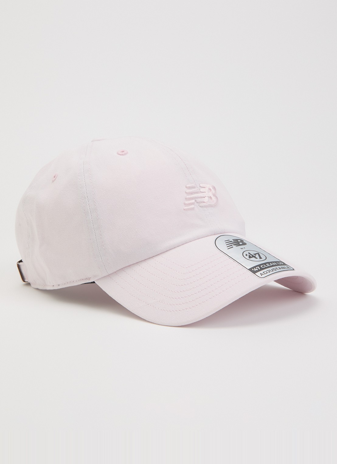 New Balance Pet met logoborduring - voorkant 2 lichtroze