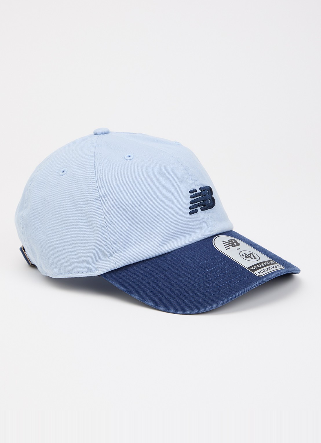 New Balance Pet met logoborduring - voorkant blauw