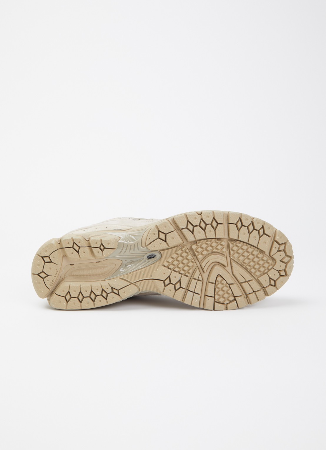 New Balance Sneaker van mesh met details van suède - detail 6 donkerbeige