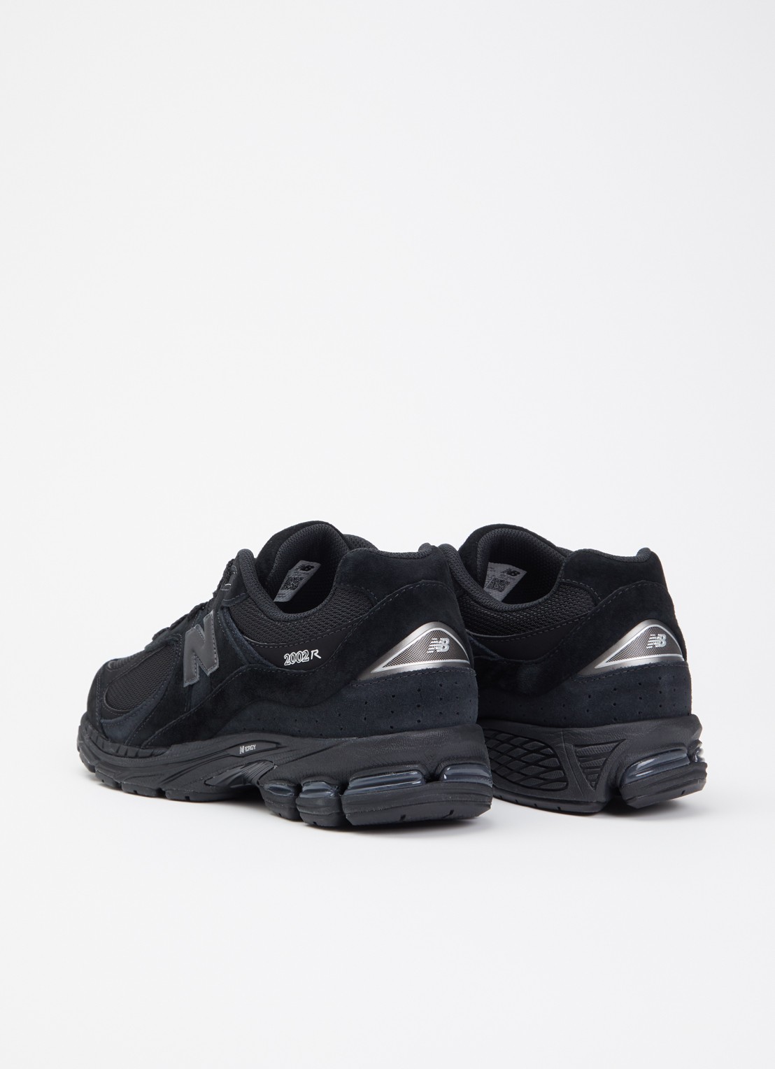 New Balance Sneaker van mesh met details van suède - achterkant 5 zwart