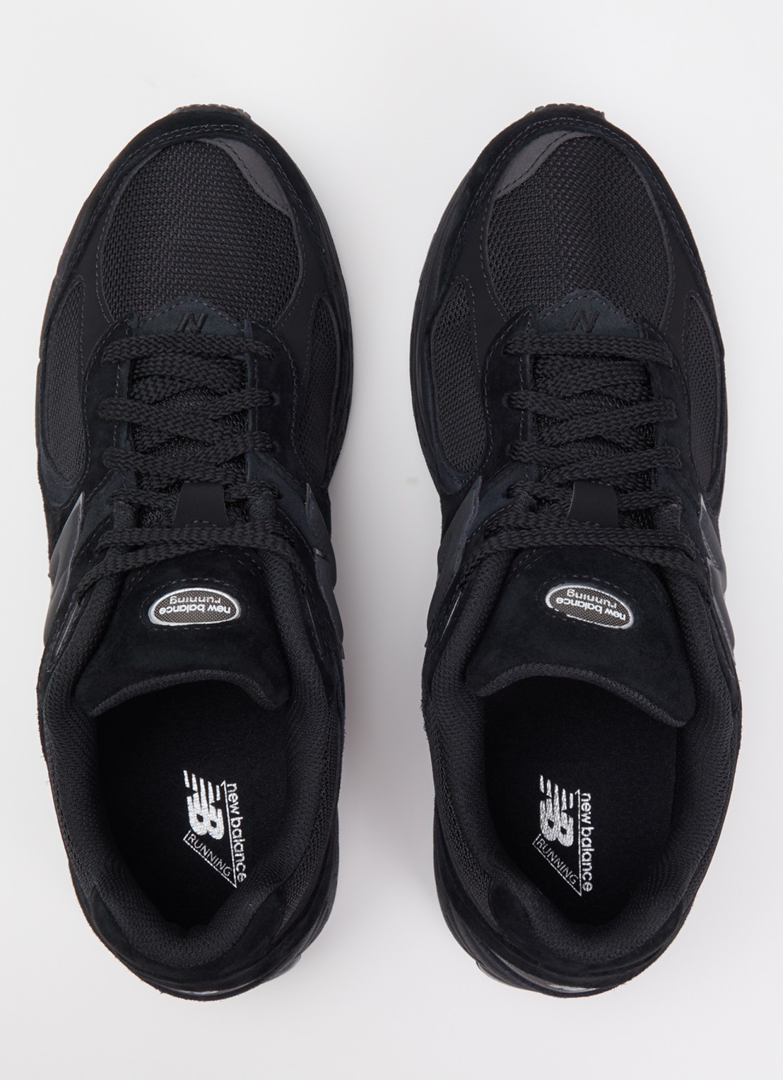 New Balance Sneaker van mesh met details van suède - detail 2 zwart