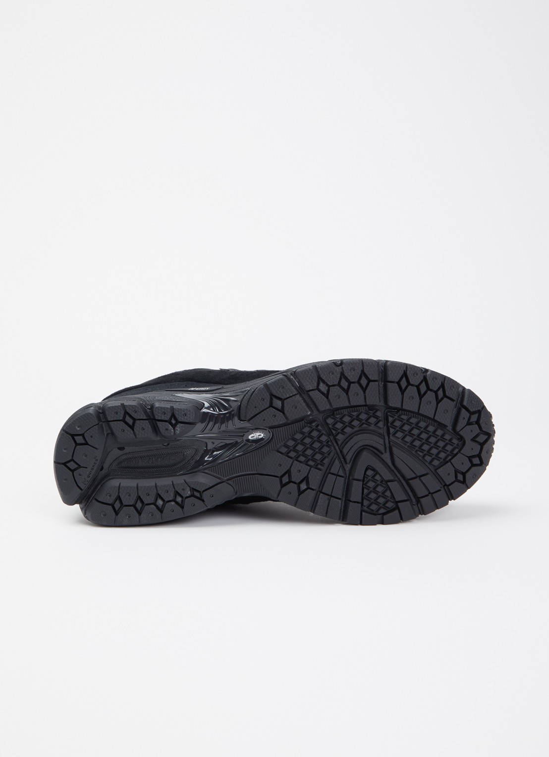 New Balance Sneaker van mesh met details van suède - detail 3 zwart