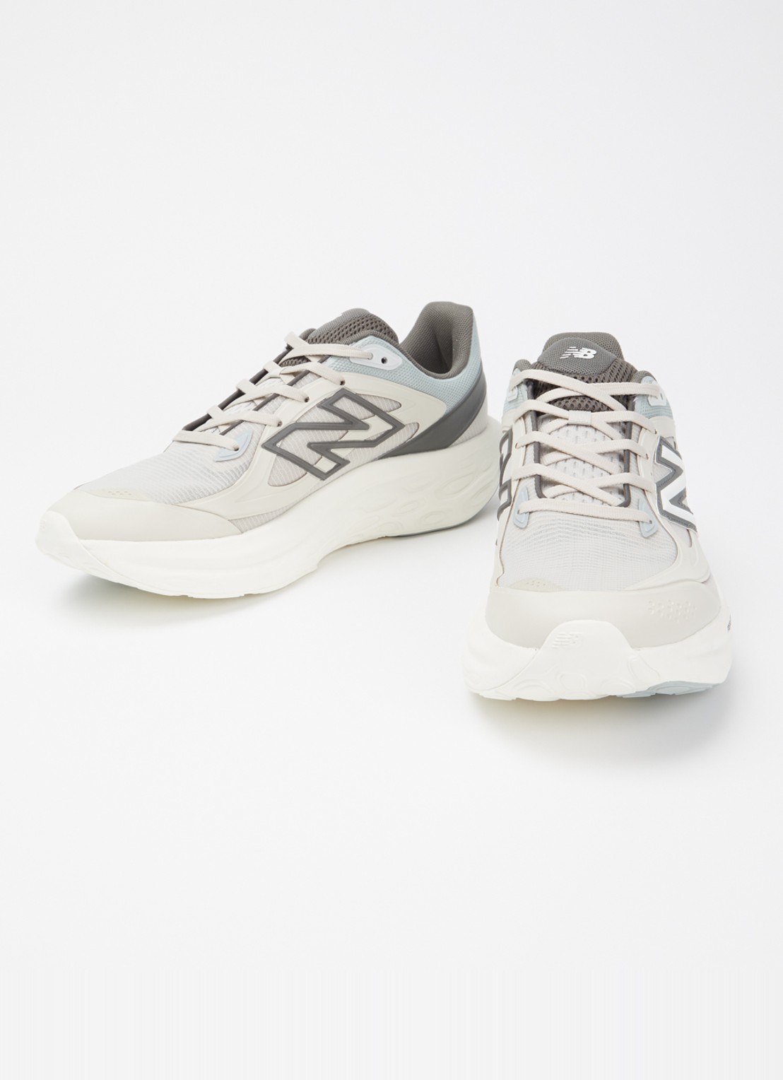 New Balance Sneaker van mesh met logo - detail 3 beige