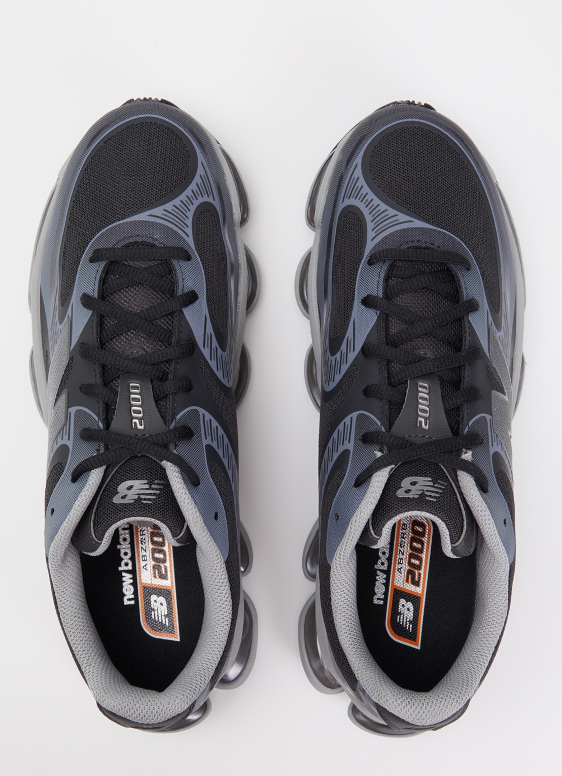 New Balance Sneaker van mesh met logo - detail 2 zwart