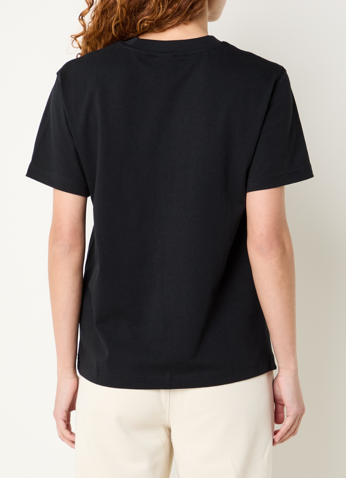 New Balance T-shirt met logoborduring - achterkant zwart