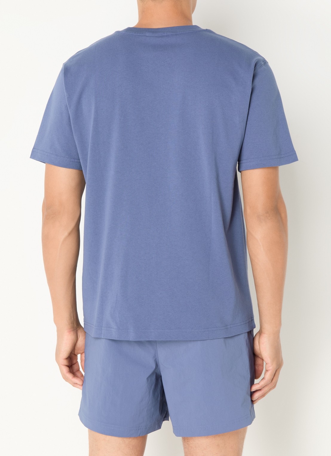 New Balance T-shirt met logoprint - achterkant paars