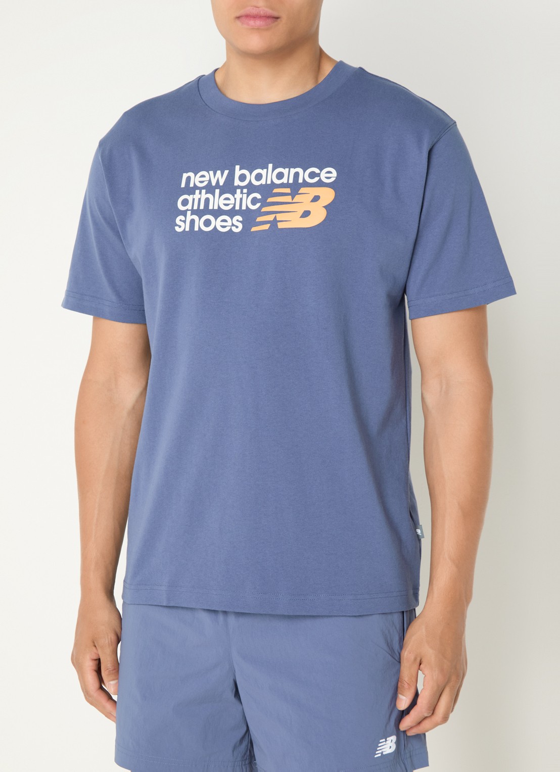 New Balance T-shirt met logoprint - detail 2 paars