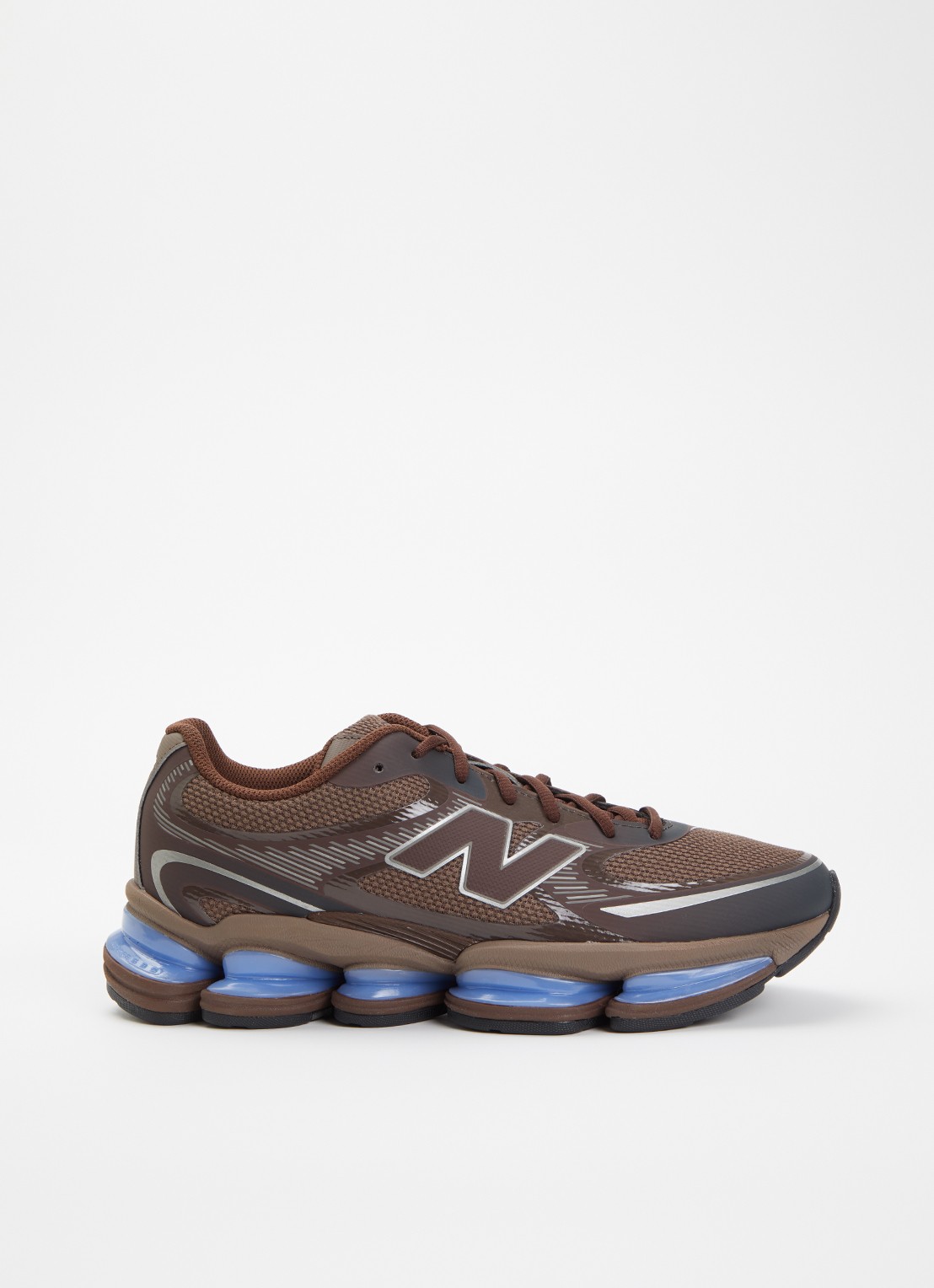 New Balance U2000 sneaker met mesh details - voorkant 2 beige