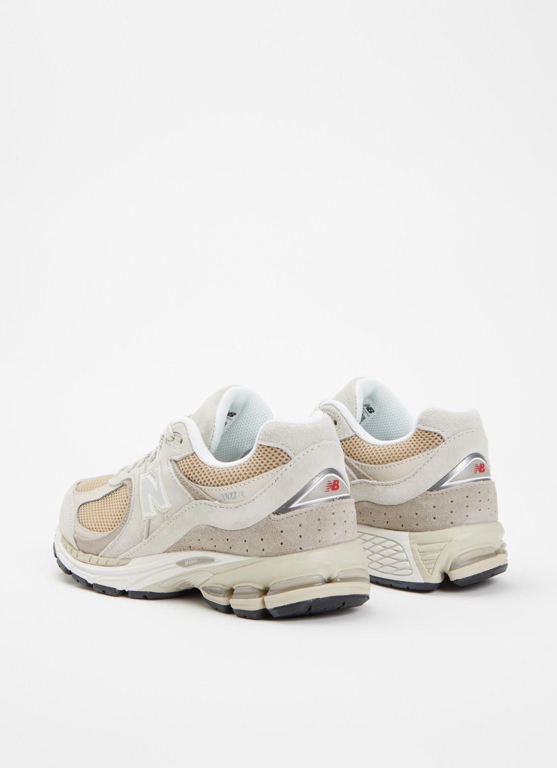 New Balance U2002 sneaker van suède met mesh details - achterkant 3 taupe