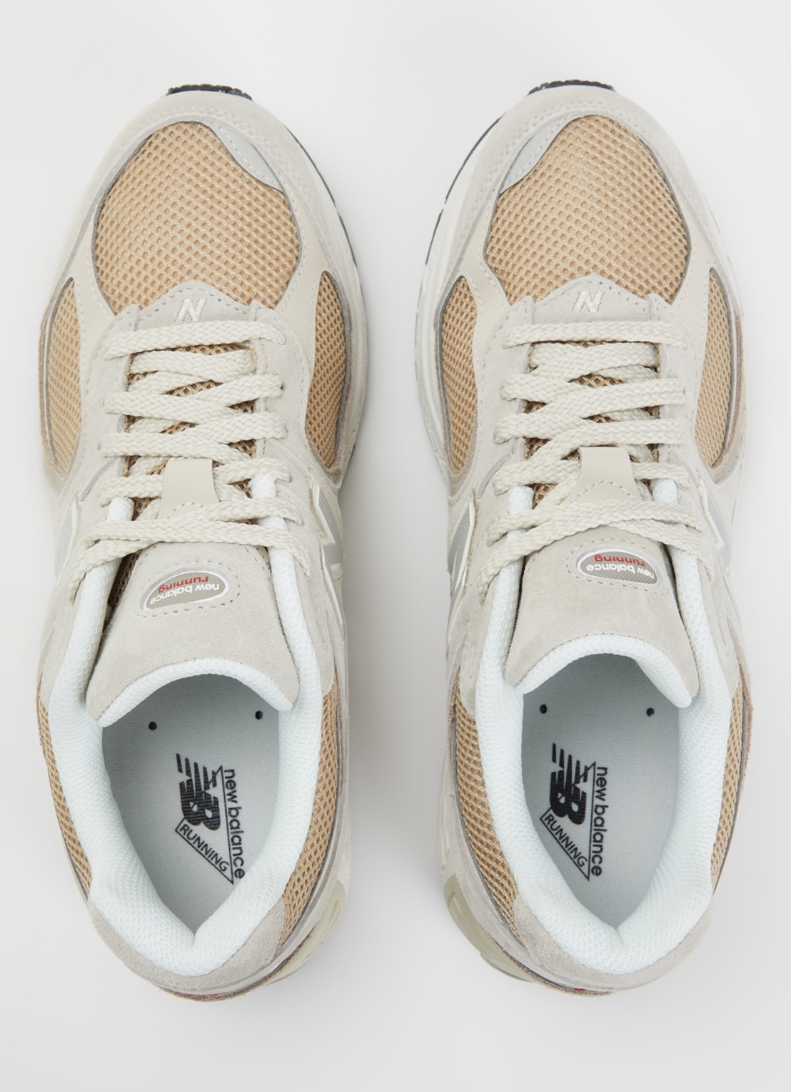 New Balance U2002 sneaker van suède met mesh details - detail 5 taupe