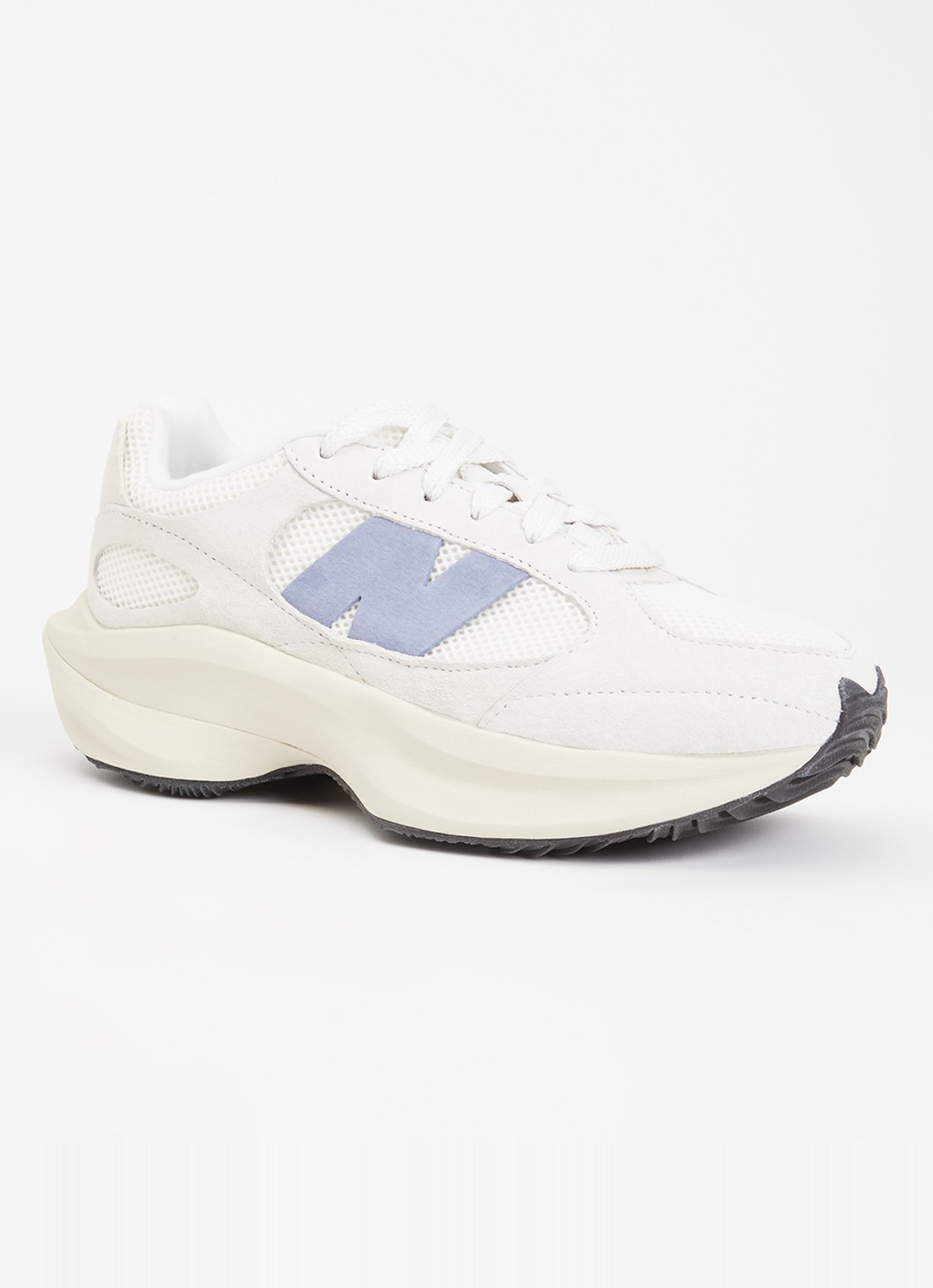 New Balance WRPD Runner sneaker met suède details - voorkant 4 gebroken wit
