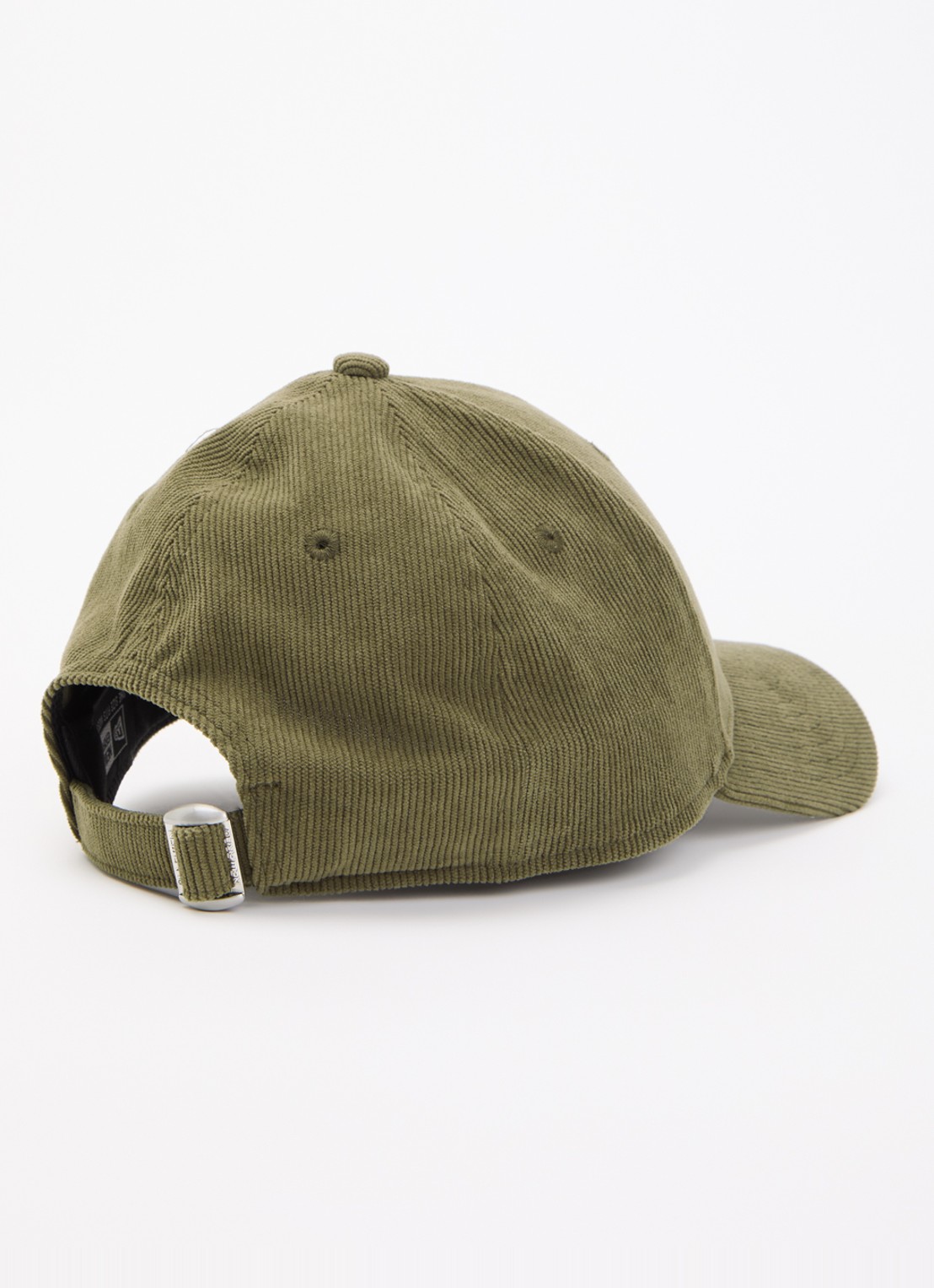 New Era 9Forty pet van corduroy met logoborduring - detail 2 bronsgroen