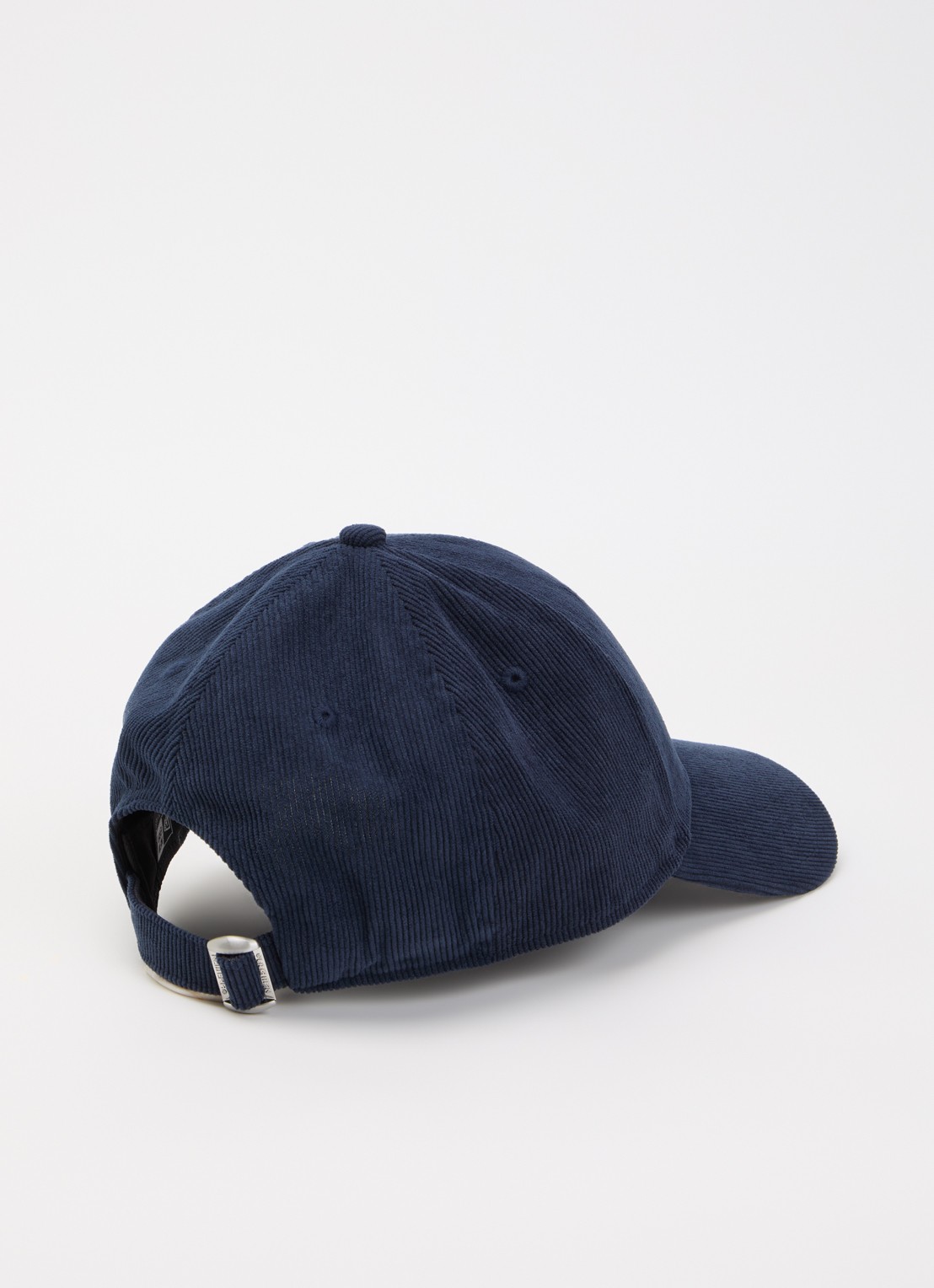 New Era 9Forty pet van corduroy met logoborduring - detail 2 donkerblauw