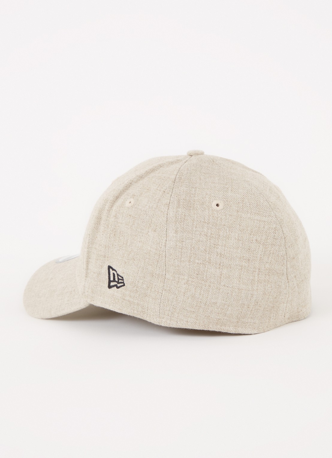 New Era Heather Crown 39 Thirty pet in wolblend - detail 2 zand